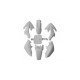 PLSTICHE CRF 50 BIANCO