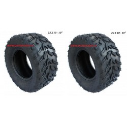 COPPIA GOMME DA 10 POLLICI 22 X 10 - 10"