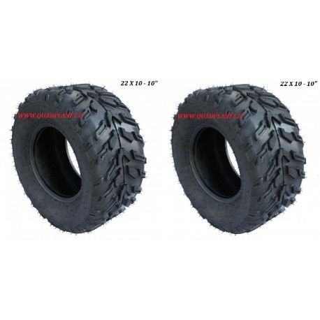 COPPIA GOMME DA 10 POLLICI 22 X 10 - 10"