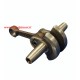 ALBERO MOTORE/BIELLA MINIMOTO 2T